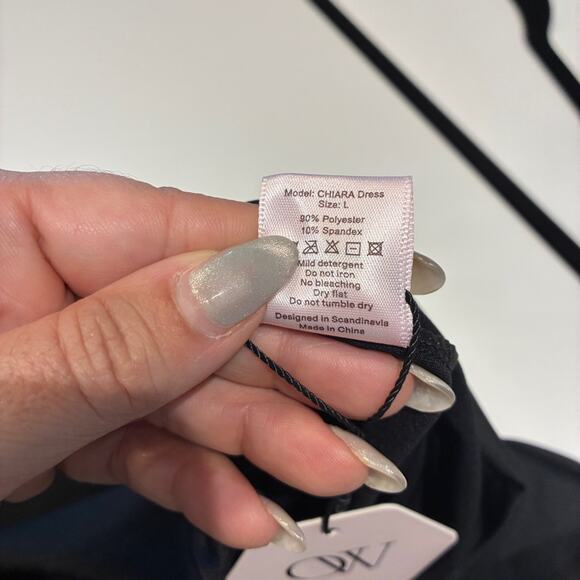 NWT OW Collection Black Cutout Chiara Dress Sz Large MSRP $130 - Picture 10 of 14